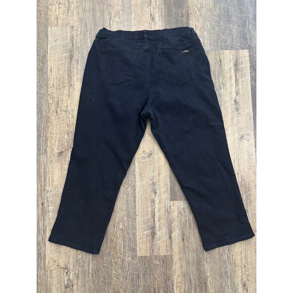 Lauren Jeans Co. Ralph Lauren Women's Cropped Jeans Size 18W - Picture 2 of 5
